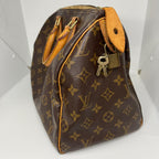 Louis Vuitton Monogram Speedy 30 Boston Bag Brown — view 3