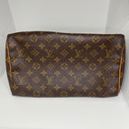 Louis Vuitton Monogram Speedy 30 Boston Bag Brown — view 4