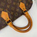 Louis Vuitton Monogram Speedy 30 Boston Bag Brown — view 8