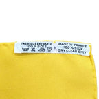 Hermes Carre 90 Grands Fonds Silk Yellow Red Scarf — view 7