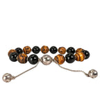 Gucci Bamboo Onyx Brown Black Bracelet Silver — view 3