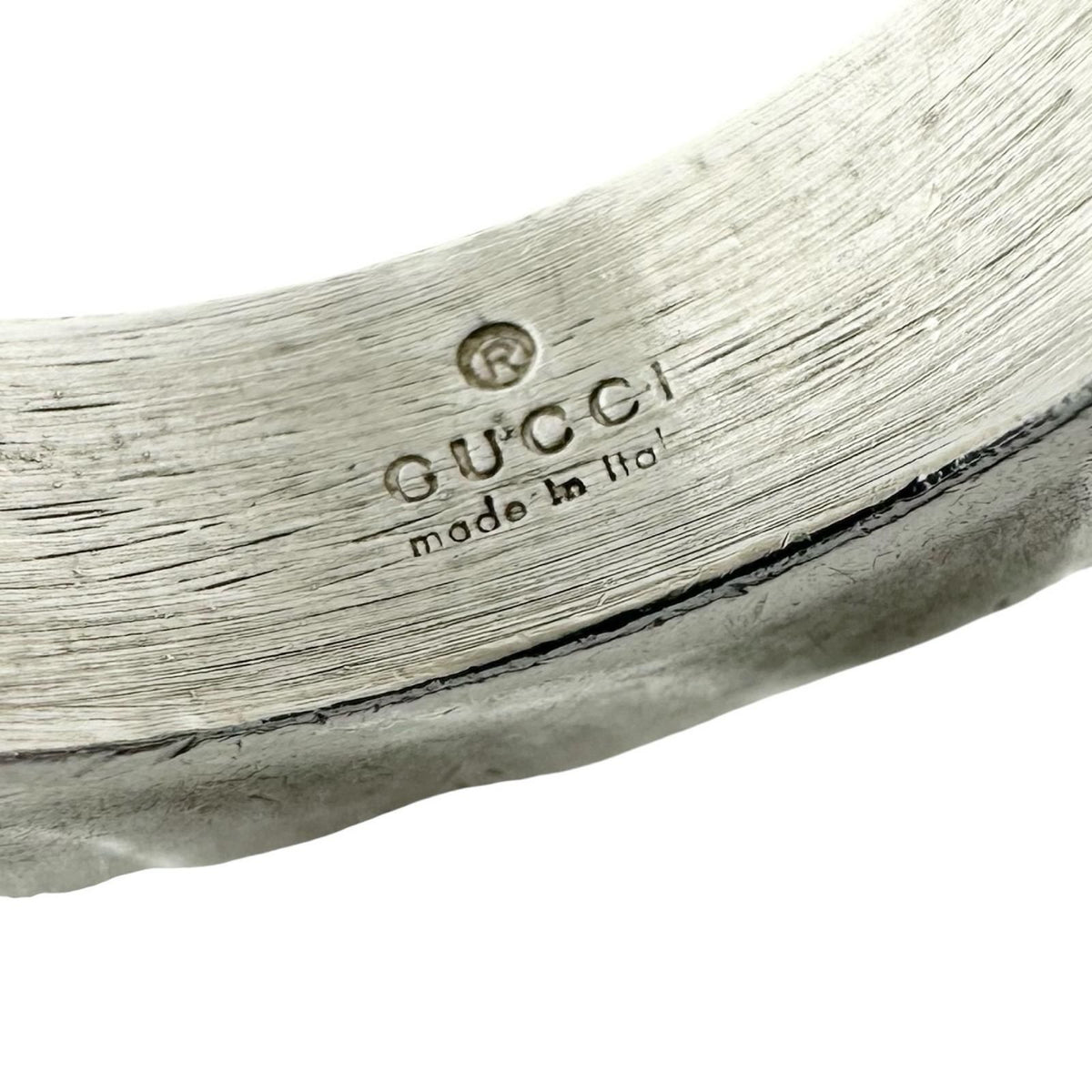 Gucci Hexagon Triple Silver Ring — view 4