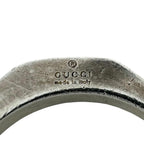 Gucci Hexagon Triple Silver Ring — view 5