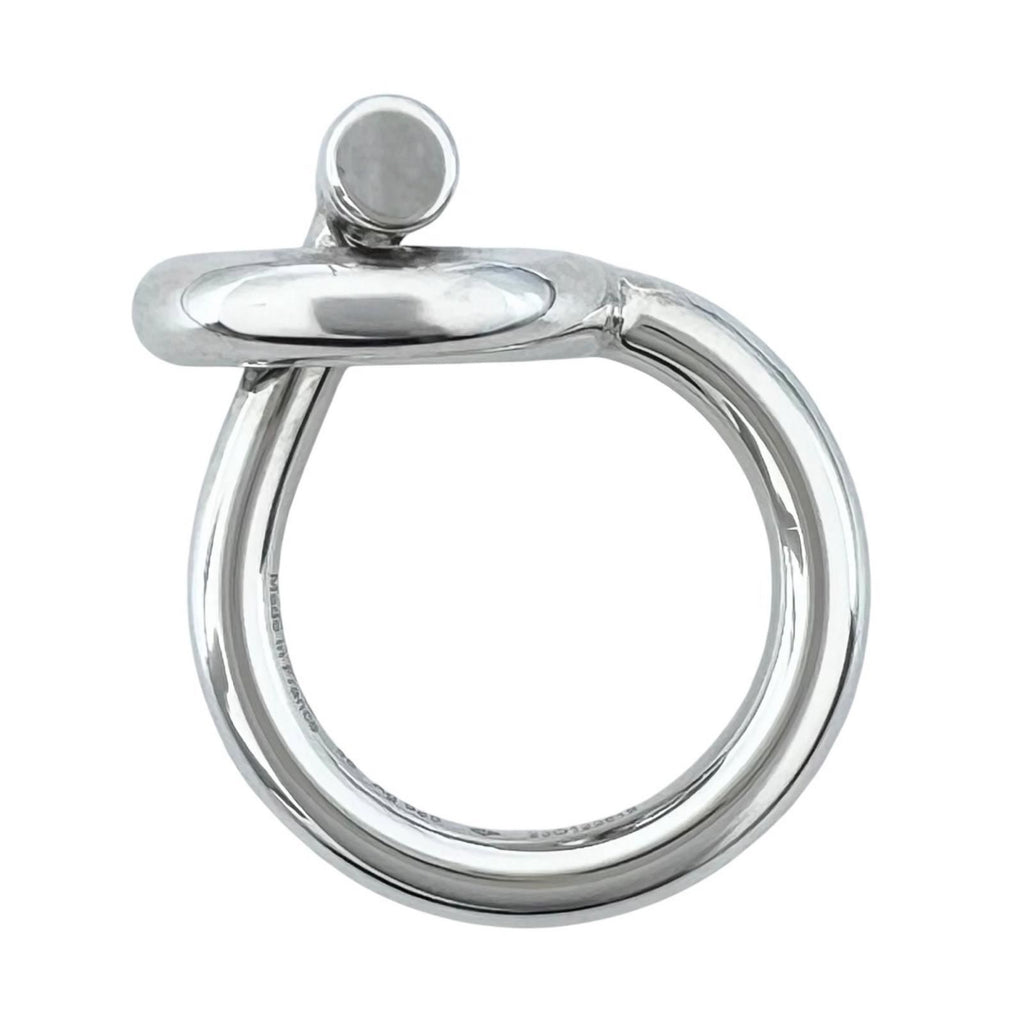 Hermes Echappee MM Silver Ring — view 2