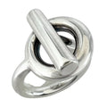 Hermes Echappee MM Silver Ring