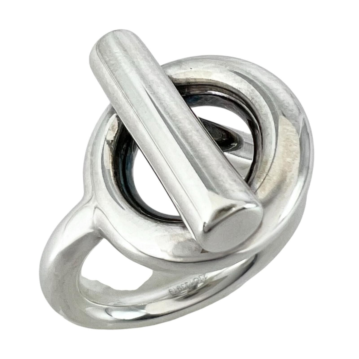 Hermes Echappee MM Silver Ring