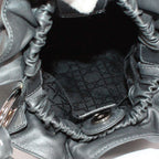 Dior Malice Pearl Leather Gray Handbag Silver — view 7