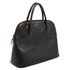 Hermes Bolide 35 Ardennes Black Handbag Gold — view 2