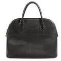 Hermes Bolide 35 Ardennes Black Handbag Gold