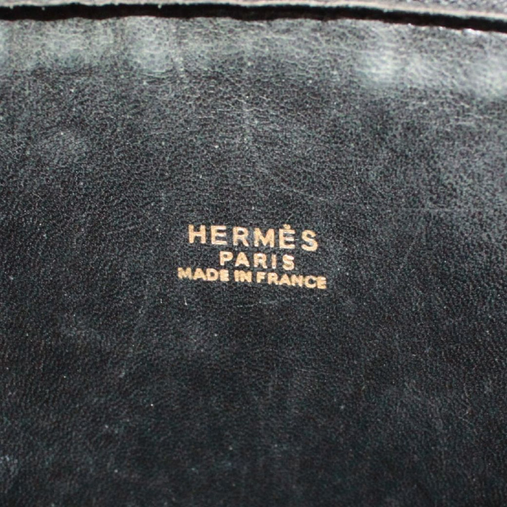 Hermes Bolide 35 Ardennes Black Handbag Gold — view 8