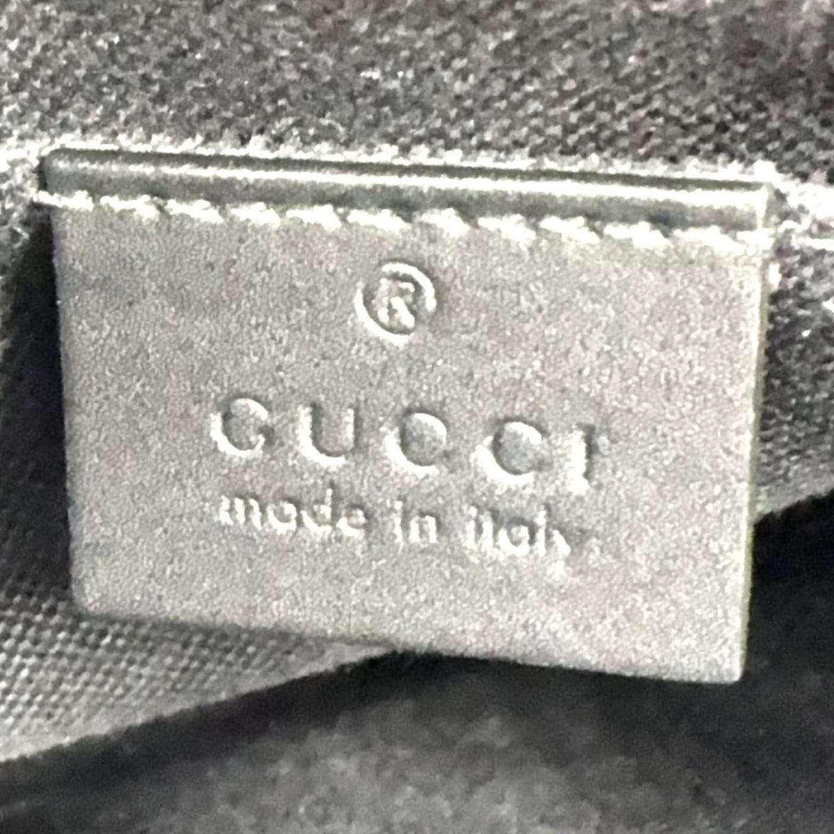 Gucci GG Supreme Small Messenger Bag Leather Navy Black Red Silver — view 4