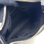 Gucci GG Supreme Small Messenger Bag Leather Navy Black Red Silver — view 3