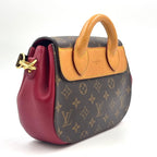 Louis Vuitton Monogram Eden PM 2-Way Leather Brown Light Red Handbag Gold — view 2