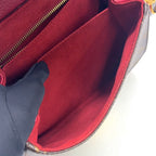 Louis Vuitton Monogram Eden PM 2-Way Leather Brown Light Red Handbag Gold — view 5