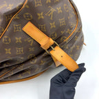 Louis Vuitton Saumur 43 Monogram Leather Brown Light Shoulder Bag Gold — view 7