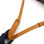 Louis Vuitton Saumur 43 Monogram Leather Brown Light Shoulder Bag Gold — view 6