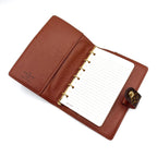 Louis Vuitton Agenda PM Leather Brown Notebook Cover Gold — view 3