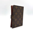 Louis Vuitton Agenda PM Leather Brown Notebook Cover Gold — view 2