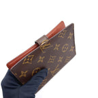 Louis Vuitton Agenda PM Leather Brown Notebook Cover Gold — view 4