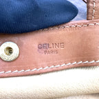 Celine Macadam Pattern Leather Brown Light Tote Bag Gold — view 4