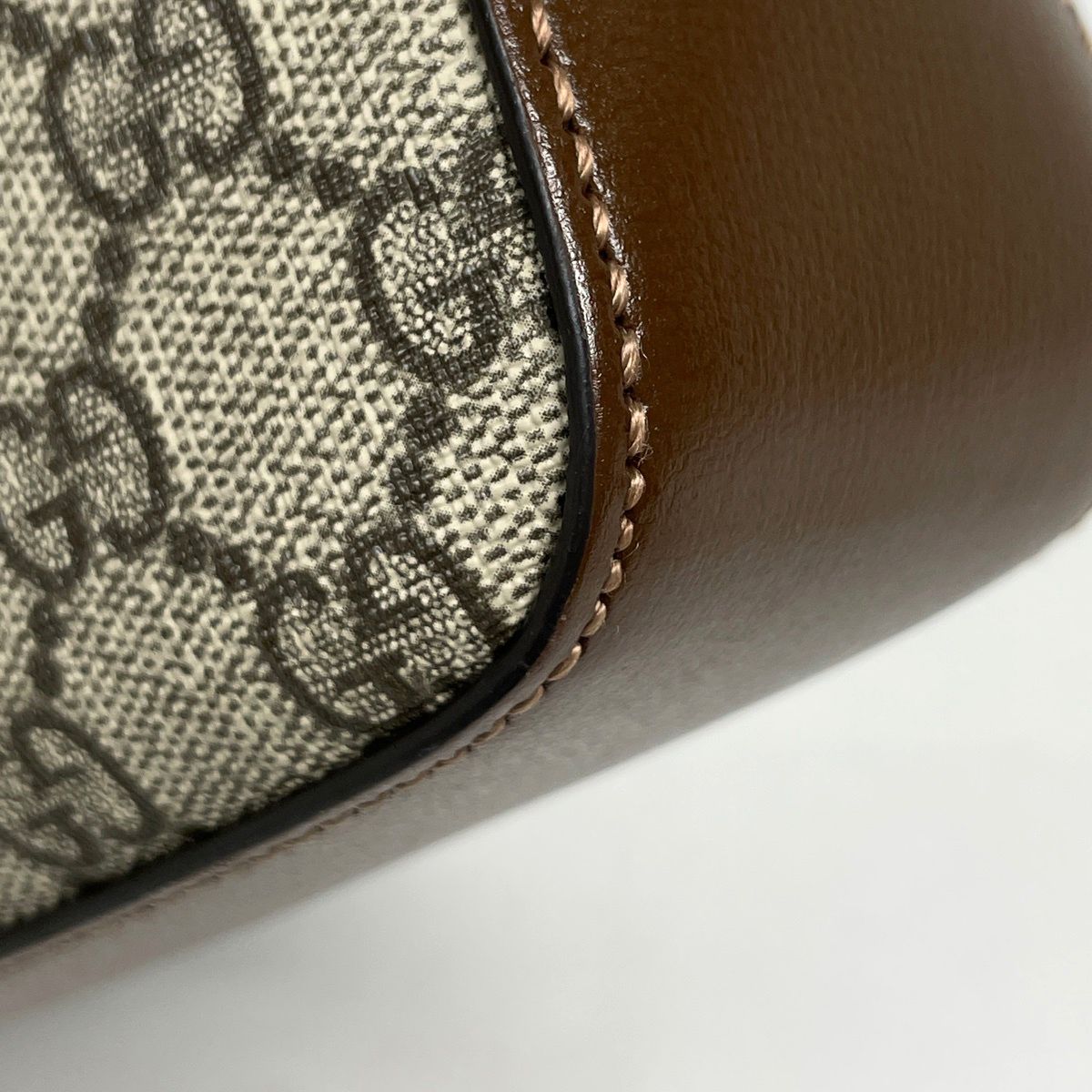 Gucci Shoulder Bag GG Pattern Beige Brown — view 3