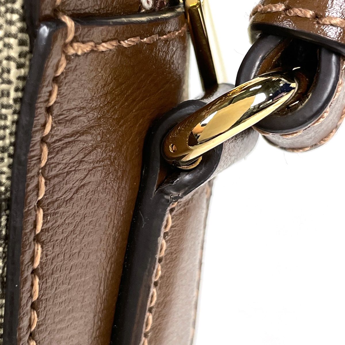 Gucci Shoulder Bag GG Pattern Beige Brown — view 5