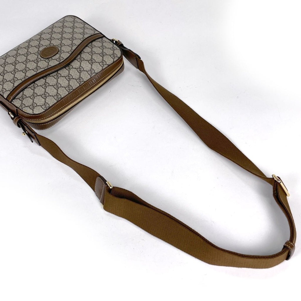 Gucci Shoulder Bag GG Pattern Beige Brown — view 8