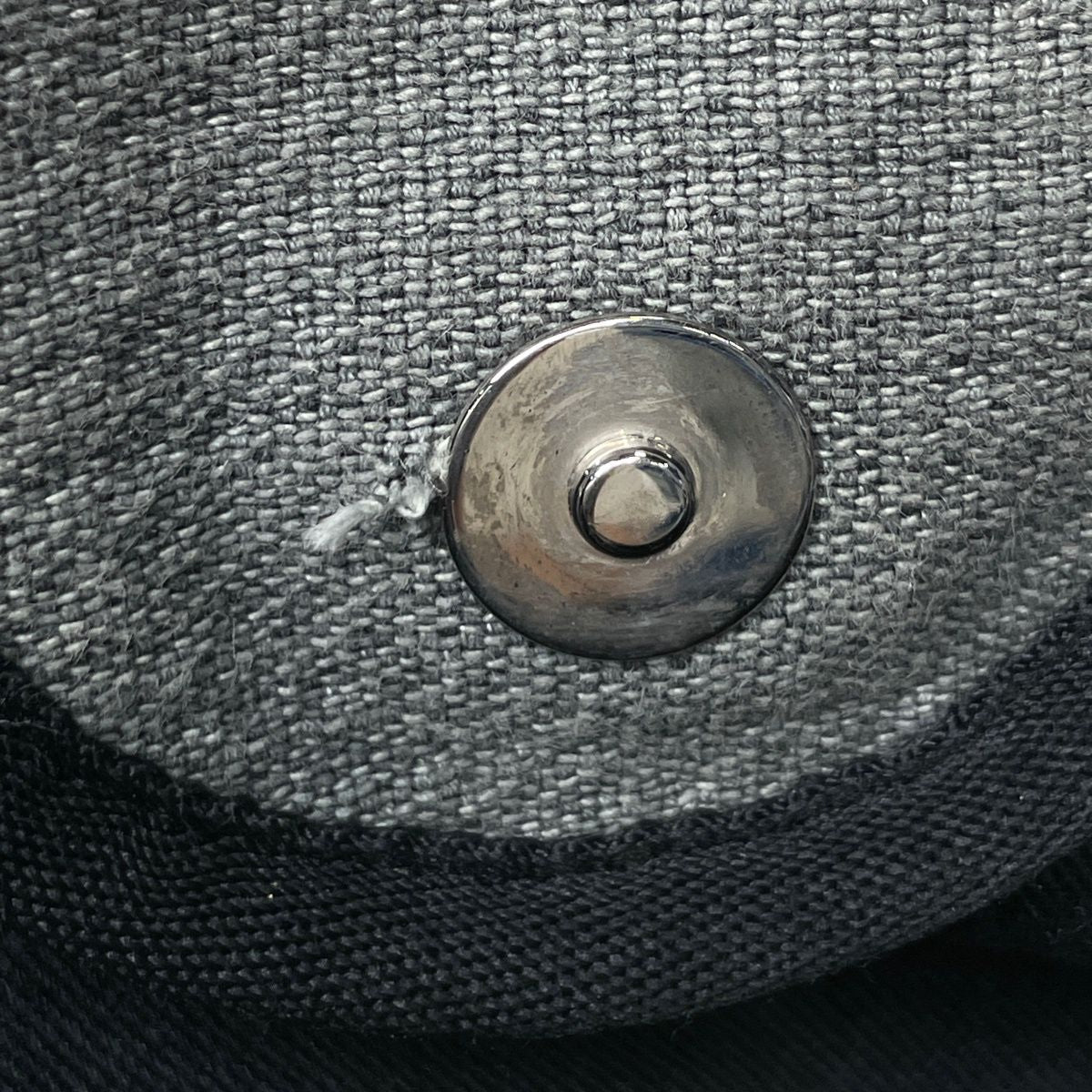 Chanel Tote Bag Deauville Line 2-Way Canvas Gray — view 8