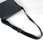 Louis Vuitton District MM Shoulder Bag Monogram Eclipse Black — view 6