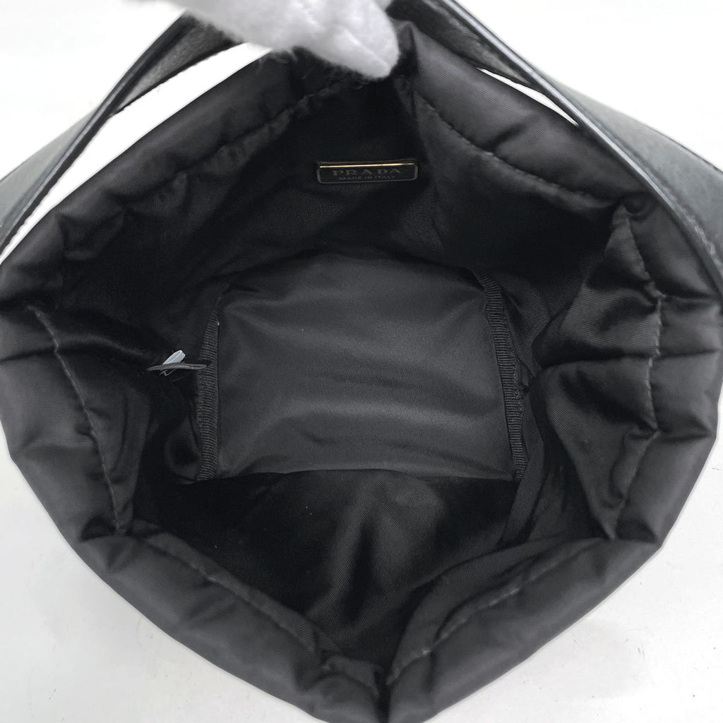 Prada Handbag Petit Sac Re-Nylon Tessuto Nylon Nero — view 8