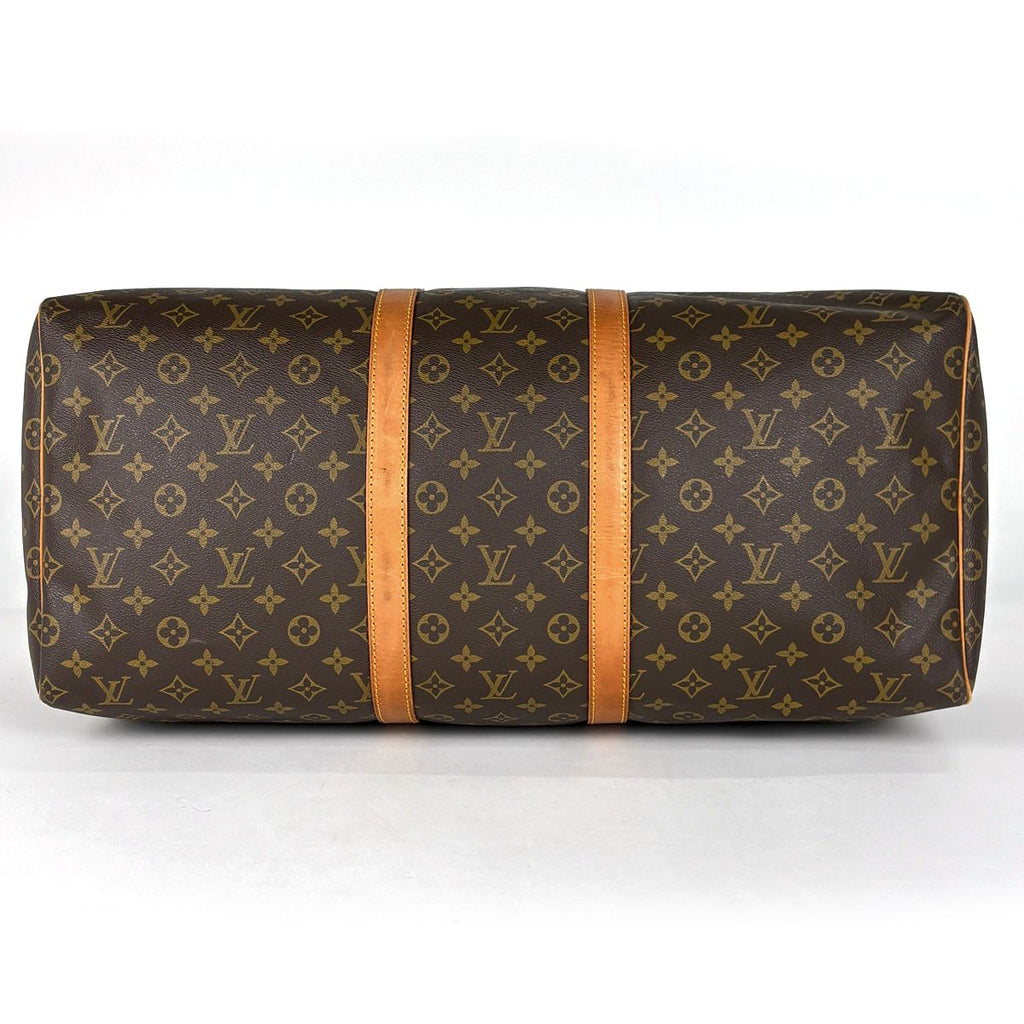 Louis Vuitton Keepall 55 Boston Bag Monogram Brown — view 2