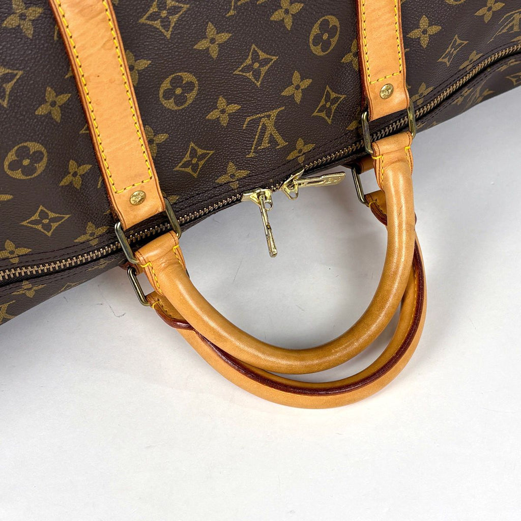 Louis Vuitton Keepall 60 Boston Bag Monogram Brown — view 8