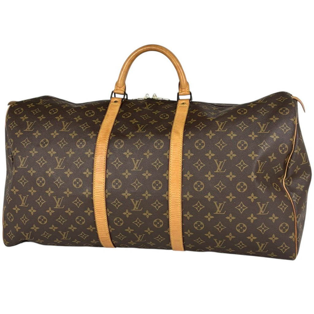 Louis Vuitton Keepall 60 Boston Bag Monogram Brown