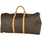 Louis Vuitton Keepall 60 Boston Bag Monogram Brown