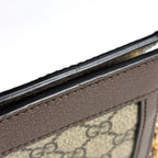Gucci Ophidia Medium Shoulder Bag Chain Web Double G GG Supreme Beige Brown — view 4
