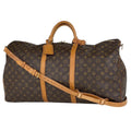Louis Vuitton Keepall Bandouliere 60 Boston Bag Monogram Brown