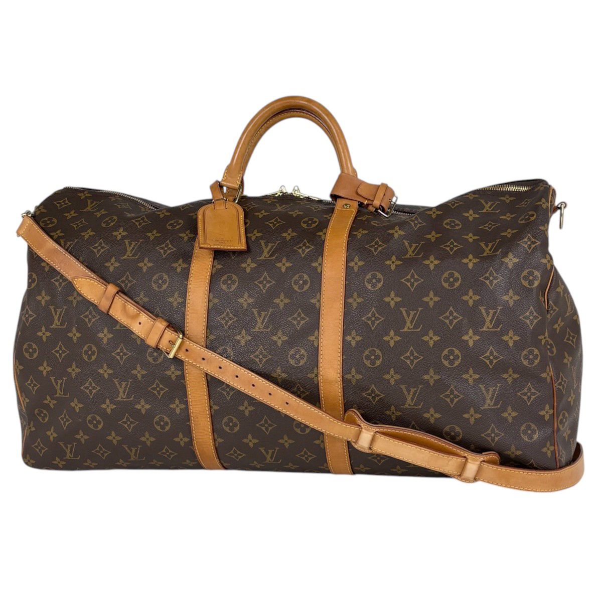 Louis Vuitton Keepall Bandouliere 60 Boston Bag Monogram Brown