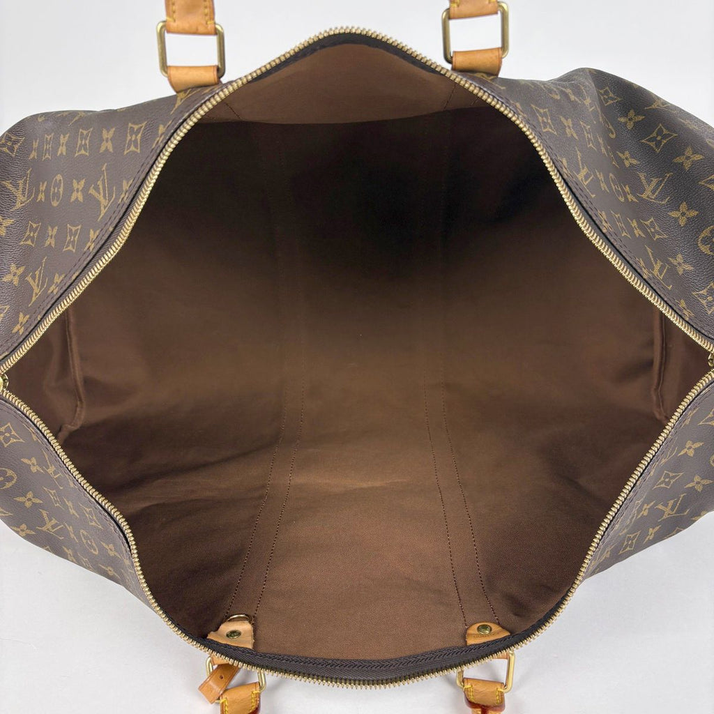 Louis Vuitton Keepall Bandouliere 60 Boston Bag Monogram Brown — view 8