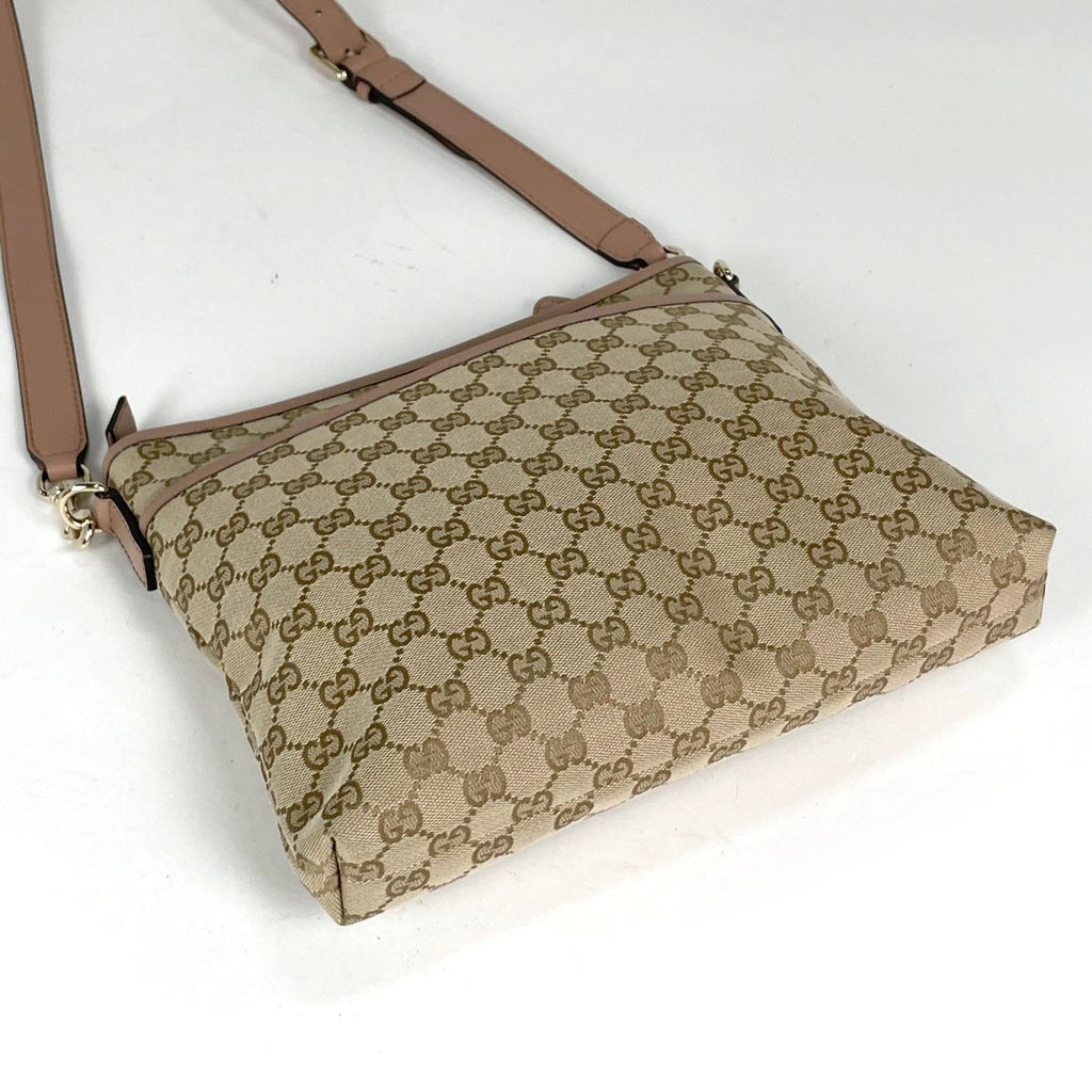 Gucci Shoulder Bag GG Pattern Canvas Beige Pink — view 2