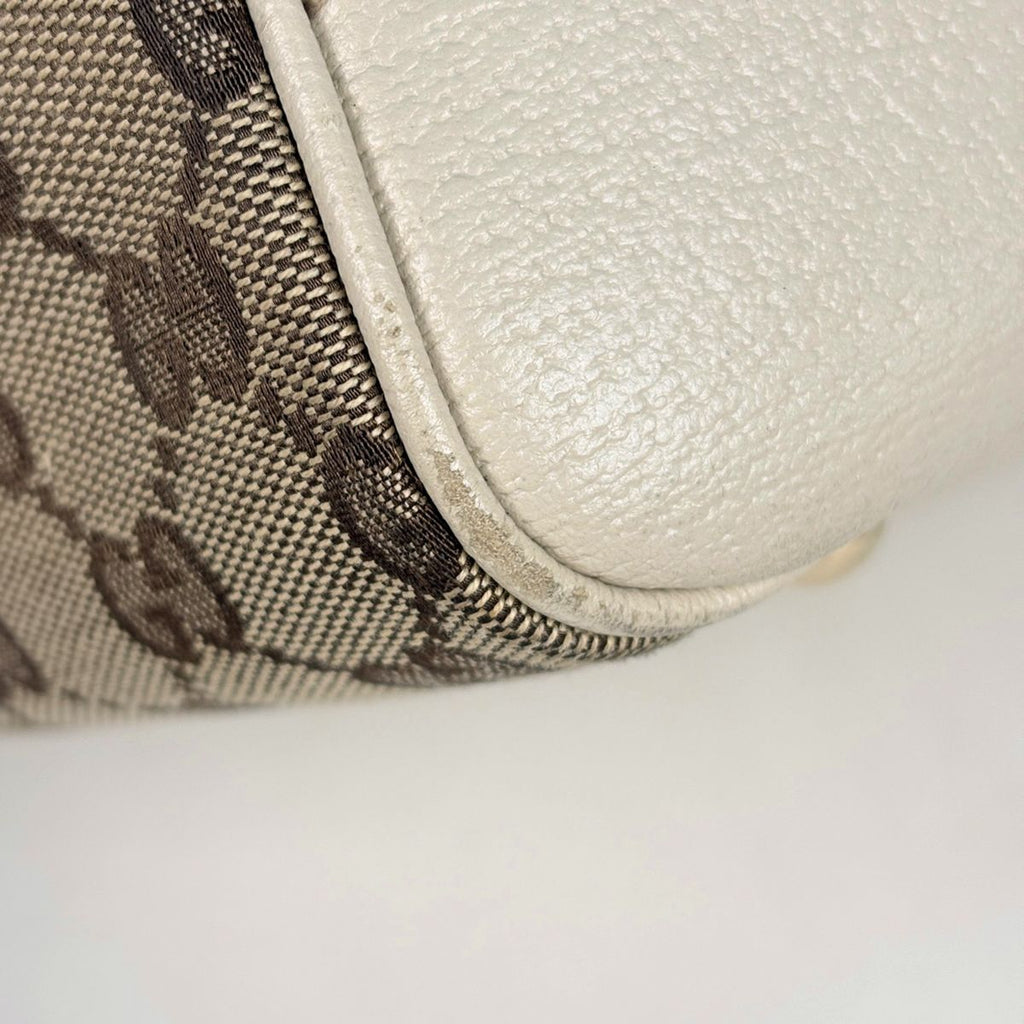 Gucci Tote Bag GG Pattern Princy Canvas Beige White — view 3