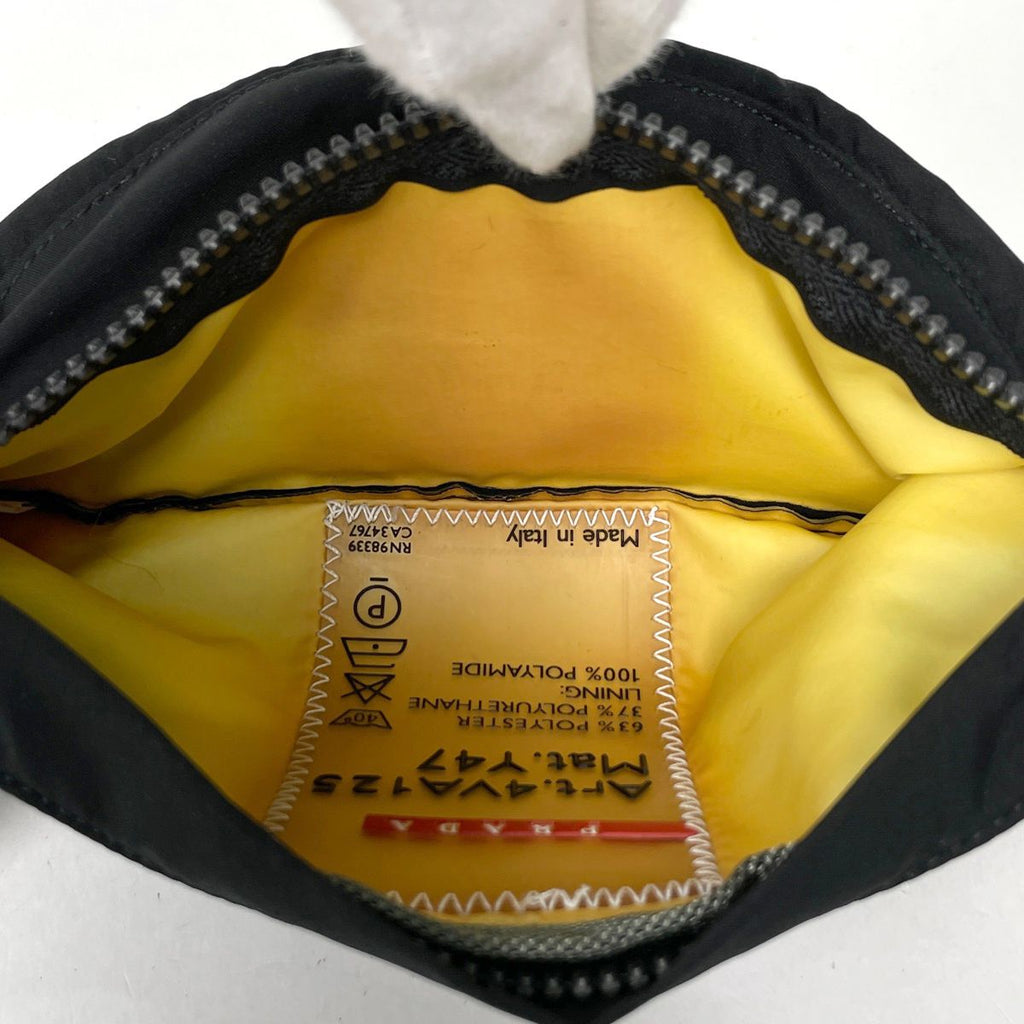 Prada Belt Bag Polyester Nero — view 7