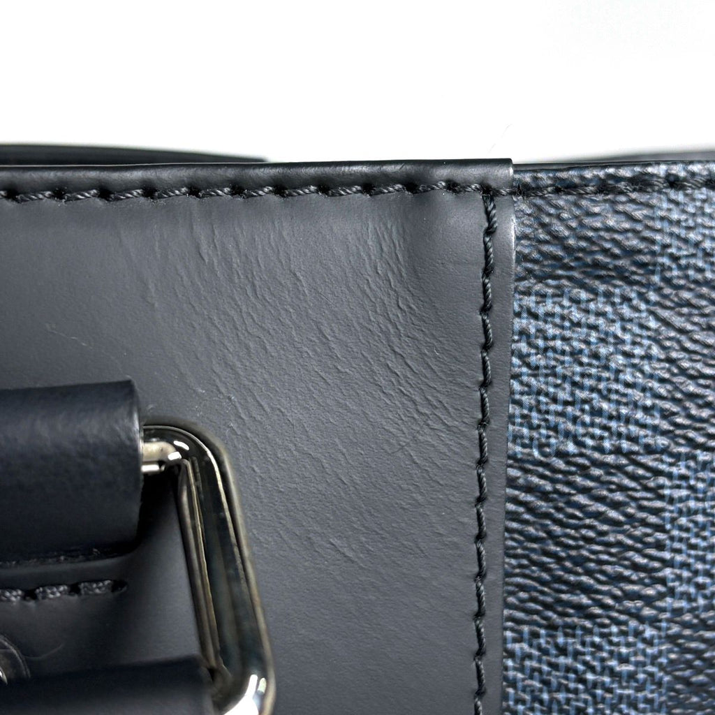 Louis Vuitton Cabas Voyage Tote Bag Damier Cobalt Noir Navy — view 5