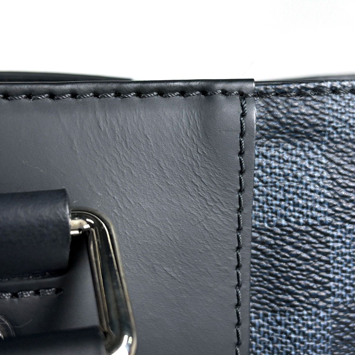 Louis Vuitton Cabas Voyage Tote Bag Damier Cobalt Noir Navy — view 5