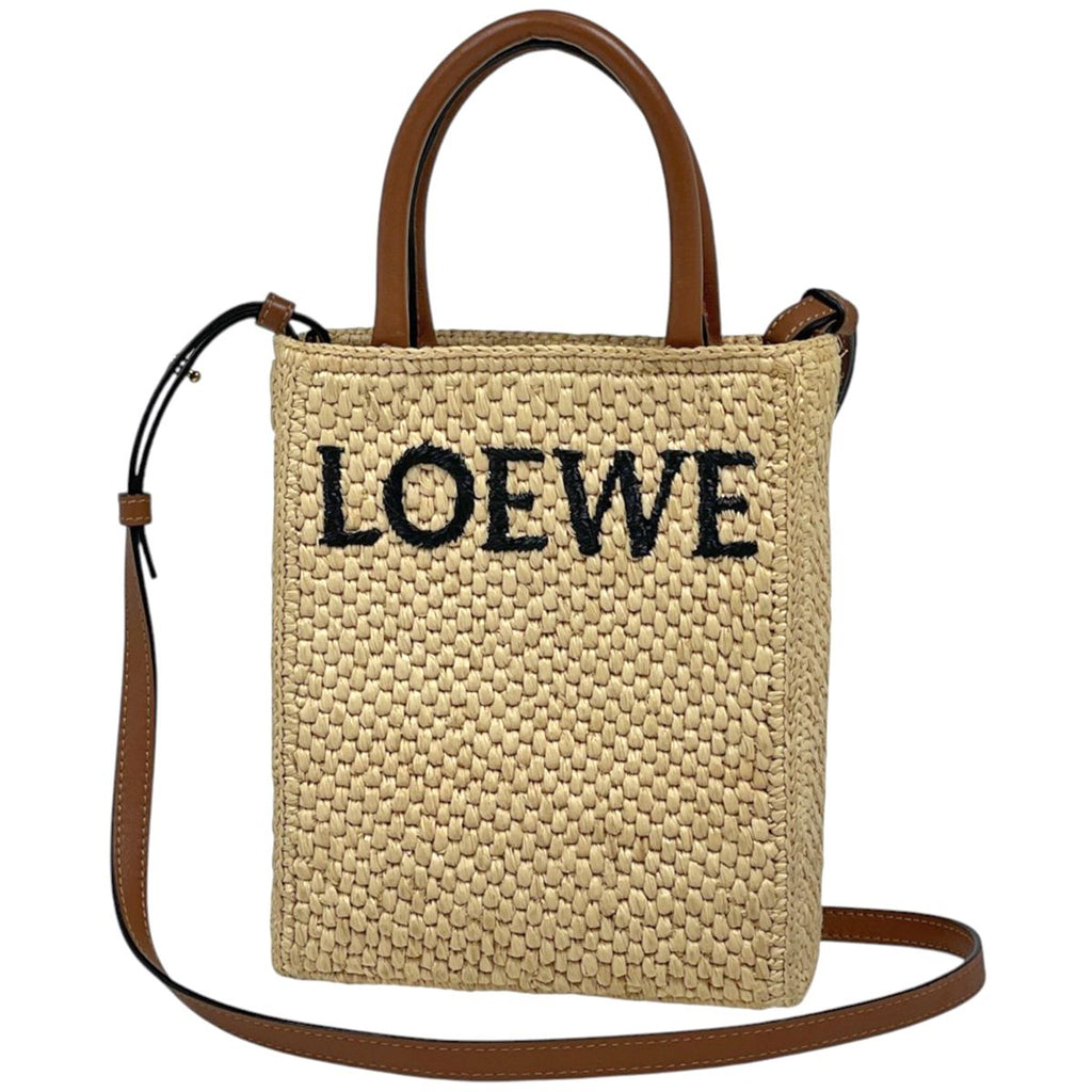 Loewe Tote Bag 2-Way Standard Raffia Natural