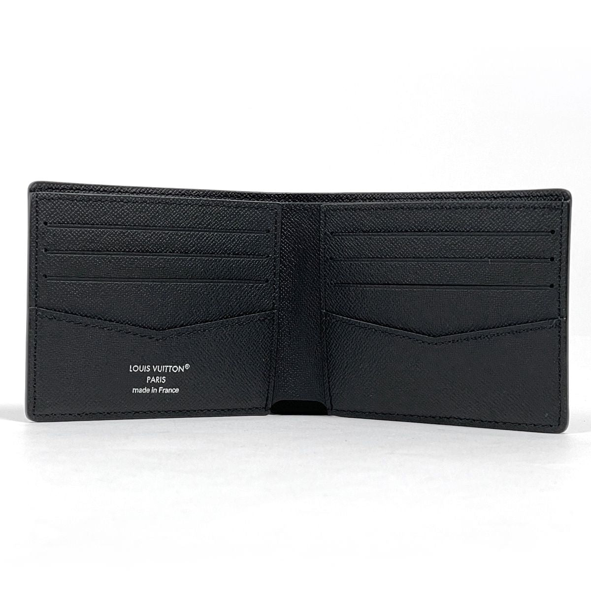Louis Vuitton Portefeuille Slender Bifold Wallet Monogram Eclipse Noir — view 4