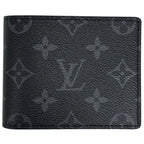 Louis Vuitton Portefeuille Slender Bifold Wallet Monogram Eclipse Noir