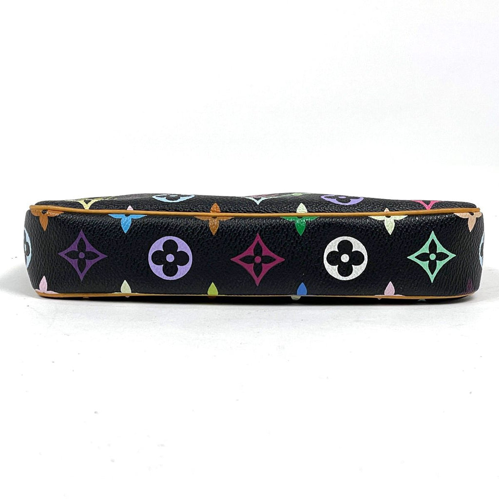 Louis Vuitton Pochette Accessoires Pouch Monogram Multicolor Noir — view 4