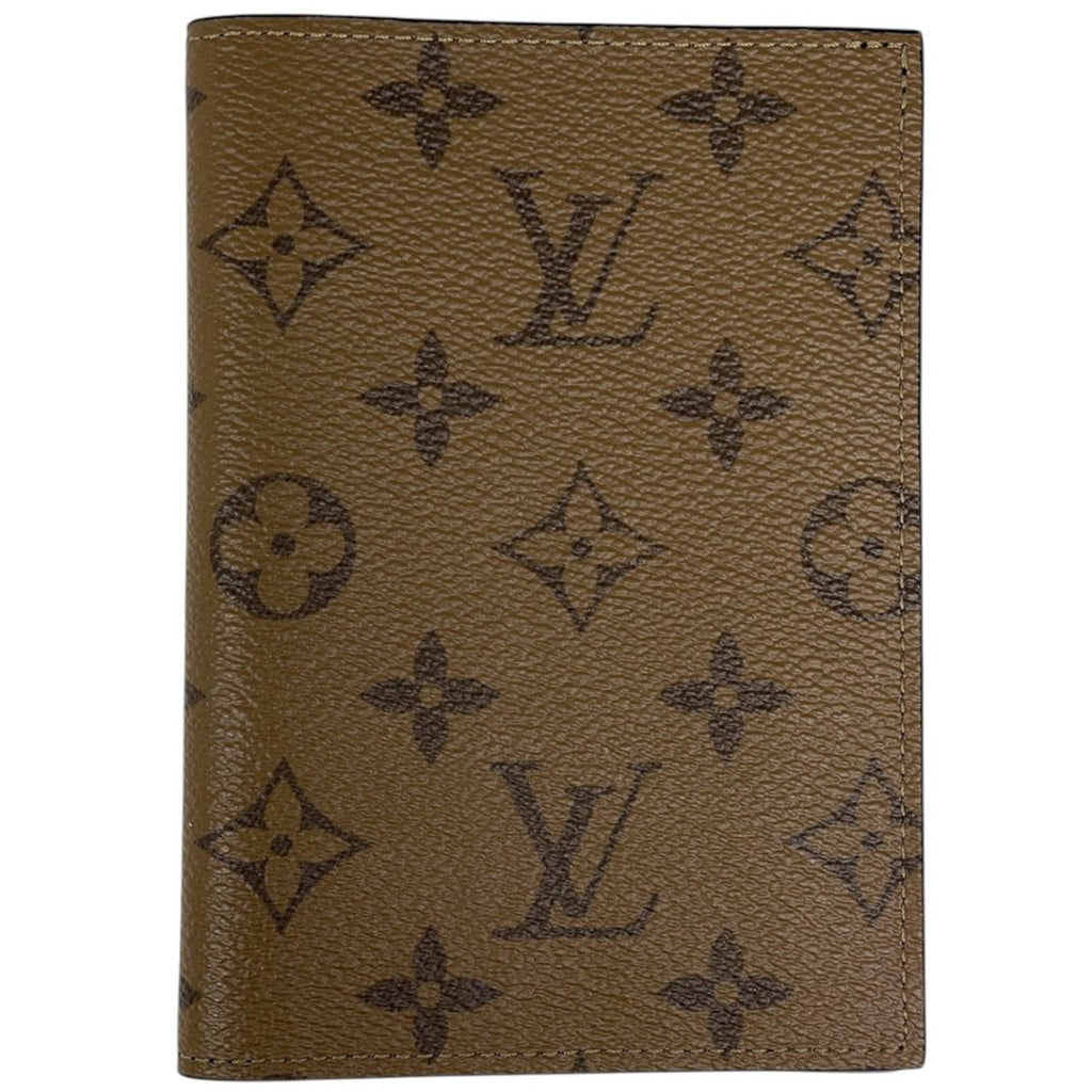 Louis Vuitton Couverture Passport Card Case Monogram Reverse Brown