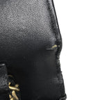 Chanel Shoulder Bag Boy Chain Wallet Quilted Leather Black — view 6