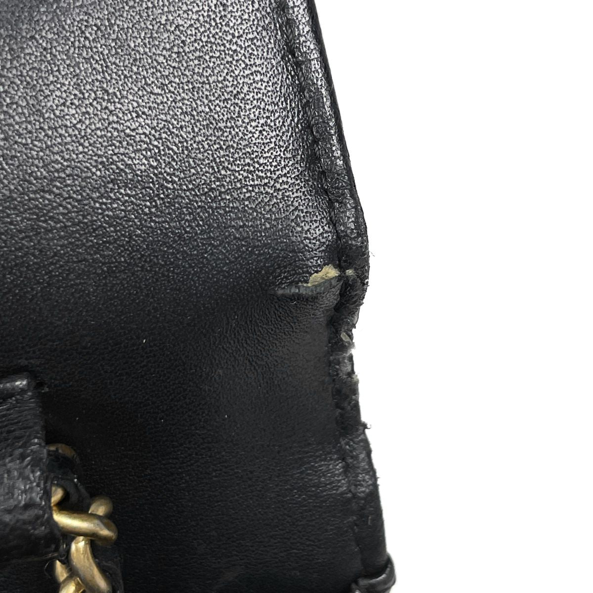 Chanel Shoulder Bag Boy Chain Wallet Quilted Leather Black — view 6